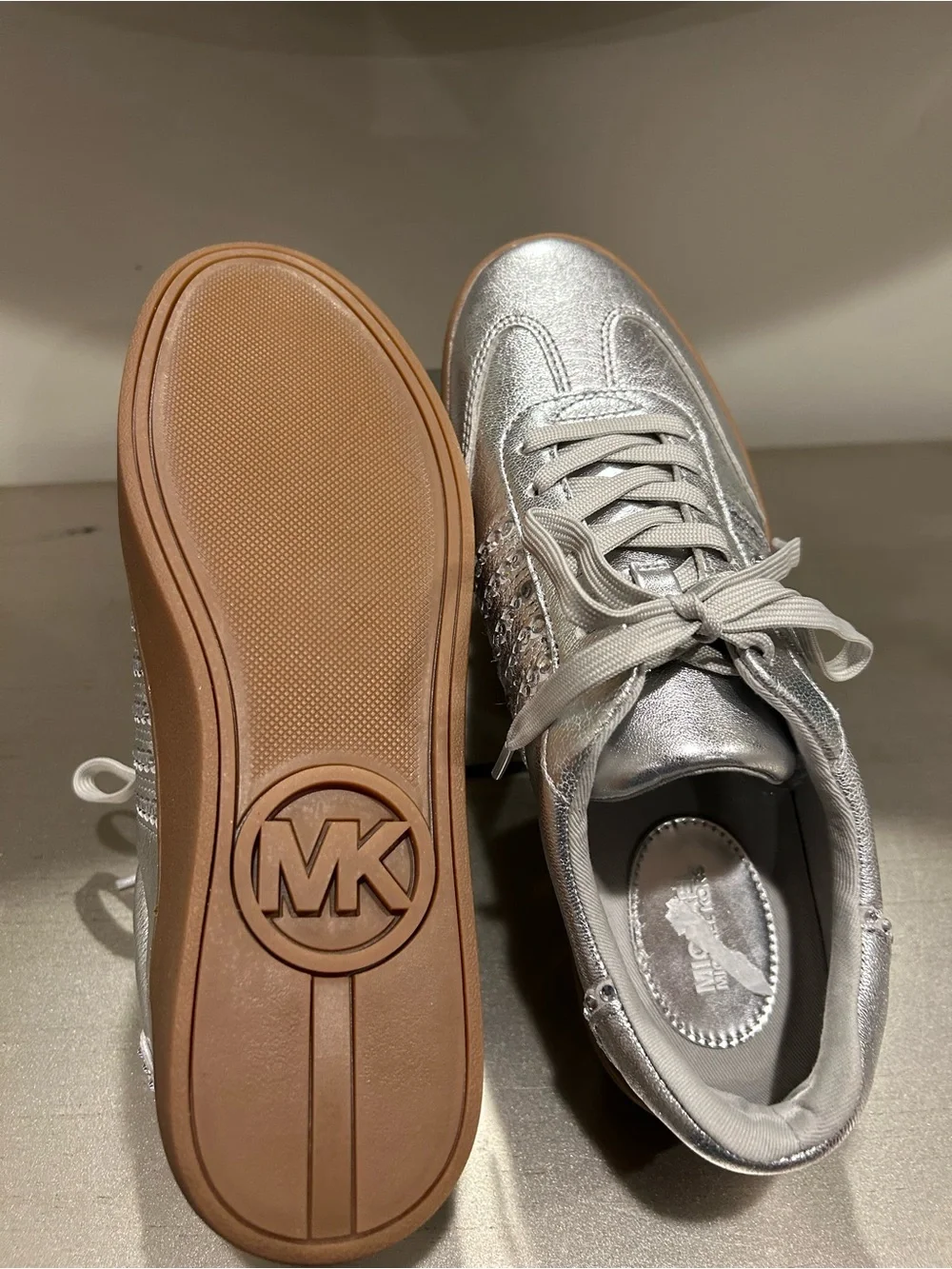 Michael Kors shiny metallic